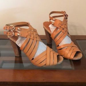 Coach Leather Heeled Sandals